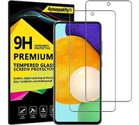 4youquality Pellicola protettiva in vetro temperato per Samsung Galaxy A53 5G, Galaxy A52 5G/4G e Galaxy A52s 5G, confezione da 2, [LifetimeSupport] [resistente agli urti] [antigraffio]
