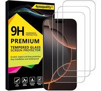 4youquality Pellicola protettiva per iPhone 17 Pro Max/16 Pro Max, confezione da 3