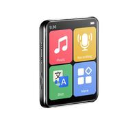 5.0 MP3 Player Full Touch Screen Student Walkman Hifi Sport Music Player Mp4 Video Player Built in Speaker,A