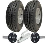 5.00-10 Alta Velocità Rimorchio Kit Strada Legale P802 Ruote Alko Assi & Attacco
