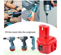 Batteria compatibile con Makita 1925982 193059-5 192296-8 [12V 3000mAh Ni-MH]