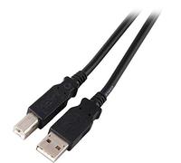 5.0m USB 2.0 A/B 5m USB A USB B Male Black USB Cable, K5255SW.5