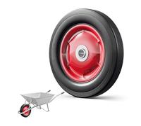 5 * 1.5 Ruota per carriola - Gomma piena, resistente ad alte cariche, antiforatura e silenziosa. Adatta per carriole/carrelli da giardino/mobili, pneumatici di ricambio universali resistenti all'usura