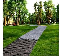 5,1 cm di spessore, resistente per stabilizzazione del terreno, sistema di vialetto espandibile in ghiaia per cortili, vialetti, parcheggi per camper, piste e giardini, design pieghevole