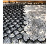 5,1 cm e 10,2 cm di spessore per la stabilizzazione di ghiaia di piselli e terriccio - Fondotinta pieghevole con 10 paletti, ideale per supporto in collina e controllo dell'erosione