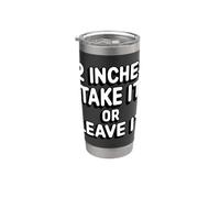 5,1 cm Take It o Leave It divertente sarcastico Bicchiere termico in acciaio inox doppia parete