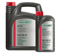 5W30 Olio Motore 5 Litro Originale FANFARO 5W 30 VW 504 00/507 00
