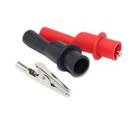 5/1 paia di coccodrillo coccodrillo clip di prova morsetti for multimetro cavo di prova pinze a coccodrillo morsetto elettrico sonda di prova metro(5 Pairs)