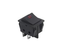 【5-1 PZ】Interruttore a bilanciere KCD4 On Off 6 pin con LED 4 16A 250V 220V T85 20A Piccola luce 6 pin 4 pin for lampada a 2 posizioni 220 230V 10A(4Pin Red cat eye,5PCS)