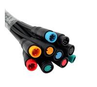 5/10/100 connettori elettrici M6 M8 2, 3, 4, 5, 6 pin, cavo freno per scooter, sensore di segnale, 20 cm(M6 femmina 20 CM,10 SETS_4P)