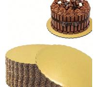 5/10/15 pezzi Basi per torte rotonde dorate, robuste e durevoli, piatti per torte anti-olio, adatti per matrimoni, feste di compleanno e vacanze, ideali per la decorazione e l'esposizione professional
