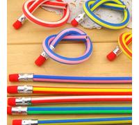 5/10/15 pezzi di matite colorate casuali, infrangibili e flessibili, adatte come giocattoli per l'apprendimento, omaggi per feste (le matite sono solo per il gioco, non raccomandate per la scrittura) 