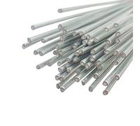 5/10/15 pz 50 cm universale rame alluminio fux-core elettrodi aste di saldatura facile da sciogliere filo di saldatura per acciaio ferro saldatura aste fili bastoni (1,6 mm, 5 pezzi)