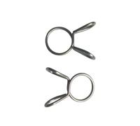 5/10/20/30/50 pezzi 3-100 mm Morsetto a molla in filo di acciaio inossidabile Morsetti ad anello regolabili for tubi singoli for cavi(4.5mm(50pcs))