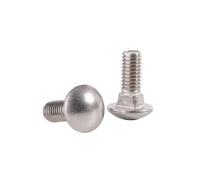 5/10/20/30 pezzi GB12 DIN603 304 vite a testa tonda con testa quadrata M6 M8 M10 M12(DIN603 large head,5pcs M12,60mm)