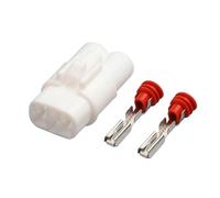 5/10/20/30 Set Femmina/maschio/Set completo Kit Sumitomo MT090 2 Pin Way Maschio Femmina Bianco Impermeabile Connettore automatico Spina moto 6187-2171 6180-2181 (Color : Female set, Size : 5 Sets)