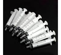 5/10/20/50/100 pezzi 5ML plastica usa e getta 5ml iniettore siringa senza ago per laboratorio nutriente misurazione piccolo alimentatore per alimenti per animali domestici