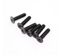 5/10/20/50pcs CM M1.6 M2 .5 M3 M4 M5 M6 Nero In Acciaio Inox 304 Croce Ultra Sottile Piatta Wafer Vite A Testa Bullone Del Computer Portatile(30mm,20pcs M4)