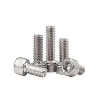5/10/20/50Pcs M1.4 M1.6 M2 M2.5 M3 M4 M5 M6 M8 M10 304 In Acciaio Inox Esagono Esagono Incassato vite A2-70 Bullone (Color : 9mm_M1.6(50Pcs))