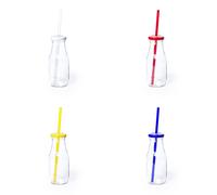 5/10/20/50pz VASO VASETTO BARATTOLO MULTIUSO TAPPO CANNUCCIA VETRO BLU ROSSO