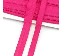 5/10/20 m, 11 mm, elastico in pizzo a doppio strato, per reggiseno, biancheria intima, tracolla, nastro elastico in gomma, accessorio per cucito fai da te, rosa rosso, 11 mm, 20 metri