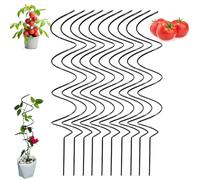 5/10/20 PCS Tomato Stakes and Supports, 15.8 in Spiral Tomato Wire Plant Stake Support, Garden Stakes for Plants (10PCS Spiral Tomato Stake)