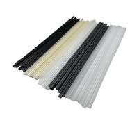 5/10/20 pezzi Bacchette for saldatura in plastica ABS/PP/PVC/PE lunghezza 200 mm Bastoncini for saldatura 5x2 mm(10pcs,Black PP)