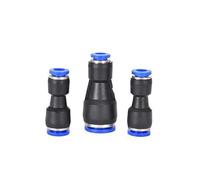 5/10/20 pezzi Raccordo pneumatico aria PG 4/6/8/10/12/14/16 mm OD Tubo flessibile Raccordi gas dritti Connettori rapidi in plastica(PG 12-10,5pcs)