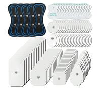 5/10/20 pezzi Tamponi di elettrodi di ricambio da 3,5 mm a scatto per unità TENS, tamponi EMS di varie misure e forme, accessori per stimolatori muscolari toppe adesivi per massaggiatore 10 pezzi 3x4 