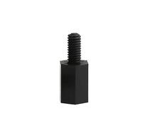 5/10/20 Pz M2 .5 M3 M4 M5 M6 Nero Esagonale In Nylon Post Viti Di Supporto In Plastica Spacer(15mm,M2-6mm-20pcs)