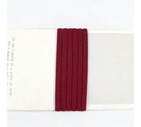5/10/20M Elastico in poliammide colorato da 3/5mm Nastro in gomma per decorazioni con anima in olio Anello per capelli Corde elastiche Accessori per cucire fai da te - Vino - 3,0mm - 10 metri