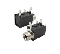 5/10/20Pcs Nero PJ-316 3.5mm for Cuffie Jack Femmina Montaggio su PCB Connettore DIP 3Pin Presa da 3.5 Mm Terminali Audio adattatore di interfaccia(20Pcs)