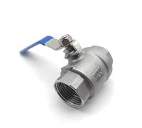 5/10/20pcs Valvola a sfera in acciaio inox SS304 2P Valvola a sfera completa 1/2" 3/4" 1" 1-1/4" 1-1/2" F (1")