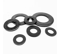 5/10/25/50/100x M1.6 M2 M2.5 M3 M3.5 M4 M5 M6 M8 M10 M12 M14 -M24 Nero Grado 8.8 Rondella Piatta In Acciaio Guarnizione Piana Pad-M22 5 pz