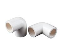 5/10/30 pezzi di diametro interno 16 mm, raccordi for tubi in PVC bianco, gomito dritto, connettori a T uguali solidi, giunto in plastica, parti for irrigazione.(Elbow Connector,30Pcs)