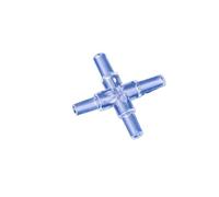 5/10/50 pezzi da 5 mm for acquario, raccordi for tubi dell'acqua, pompa dell'aria, distributore di tubi, connettori a gomito a T(Cross,50Pcs)