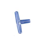 5/10/50 pezzi da 5 mm for acquario, raccordi for tubi dell'acqua, pompa dell'aria, distributore di tubi, connettori a gomito a T(T-Tee,50Pcs)