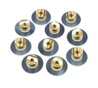 5/10 guarnizioni per ugelli spray in rame puro, a forma di luna, anelli di tenuta antigoccia per spruzzatori di vernice airless, 21 x 10 x 11 mm (10 pezzi)