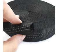UANGLI 5/10 Metri di Nylon Tubolare Fettuccia Nastro 25mm Doppio Strato Riflettente Banda Zaino Cinghia della Cinghia del Cane Guinzaglio Accessori per Il Cucito