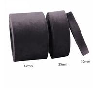 5/10 Metri Velluto Nastro Orlo Pressato Strisce Fettuccia Fai Craft Abiti Decor