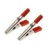 5-10 morsetti di prova a pelle di coccodrillo da 50 mm 5A con viti/saldature/morsetti for cavi di prodotti elettronici(Black 5Pcs)