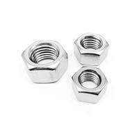 5/10 pezzi 1/4 5/16 3/8 7/16 1/2 304 A2-70 acciaio inossidabile standard dado esagonale filettatura fine dado esagonale(Bronze)