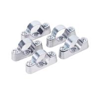 5/10 pezzi 16/20/25/32/40/50 mm in lega di alluminio codice fuori parete, clip a sella, morsetto for tubi, staffa for tubi, clip fissa(20mm 5pcs)