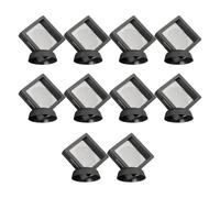 5/10 Pezzi 3D Cornice for Foto Galleggiante Scatola Ombra espositore for Gioielli Supporto for Anello Pendente Protezione for Pietre per Fiori Secchi, Fai da Te, Foto(Black 10PCS)