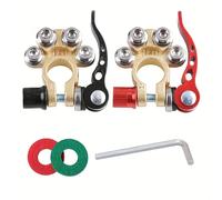 5/10 Pezzi Batteria per Auto Terminale a Disconnessione Rapida Kit Connettore Batteria per Auto Batteria Cavo Universale Adattatore Veicolo Suv Camion