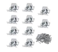 5/10 Pezzi, Chiusura a Doppio Rullo in Metallo di qualità Industriale con Attacco a Lancia, Finitura Opaca for Ante di armadi e mobili per armadi, Guardaroba e Ante di mobili(10pcs)
