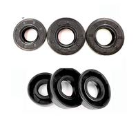 5/10 pezzi ID16-17 mm TC/FB/TG4 Anelli di tenuta olio scheletrati NBR Guarnizione a doppio labbro for albero rotante OD 22 mm - 48 mm Altezza 4 mm - 10 mm(17x25x7mm 10pcs)