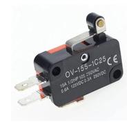 5/10 pezzi Interruttore grande V-15-1C25/V-154-1C25/V-155-1C25, punto argentato, interruttore di contatto, interruttore tattile con punto in rame 15A 250V(V-155-1C25,10pcs)