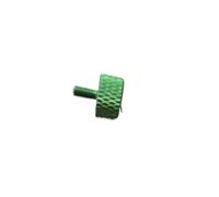 5-10 pezzi/lotto M3 M4 M5 M6 Vite a testa zigrinata in alluminio colorato Testa piatta Custodia per Macchina Utensile Serraggio Dispositivi(Green,M6x16 5pcs)