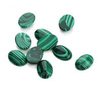 5-10 pezzi/lotto perline di pietra naturale sfuse 10x14 13x18 18x25 mm cabochon ovali di onice con retro piatto perline di pietra per la creazione di gioielli fai da te pendenti-19-13x18 mm 10 pezzi